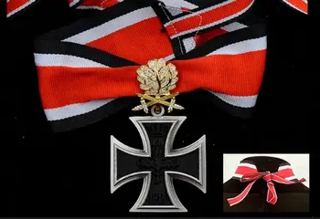 

Germany 1870 Iron Cross 2nd Class The Franco-Prussian War 1870 Iron Cross EK2 Prussia Military Medal with Diamond oak leaf