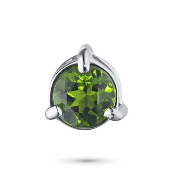 

Silver Pendant with chrome diopside э06п111301х