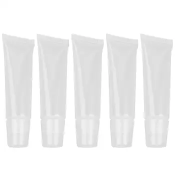 

25pcs Lip Balm Tube Empty Storage Refillable Tubes Lip Pomade Tubes Cosmetic Container Lip Gloss Tubes for Women Travel Girls