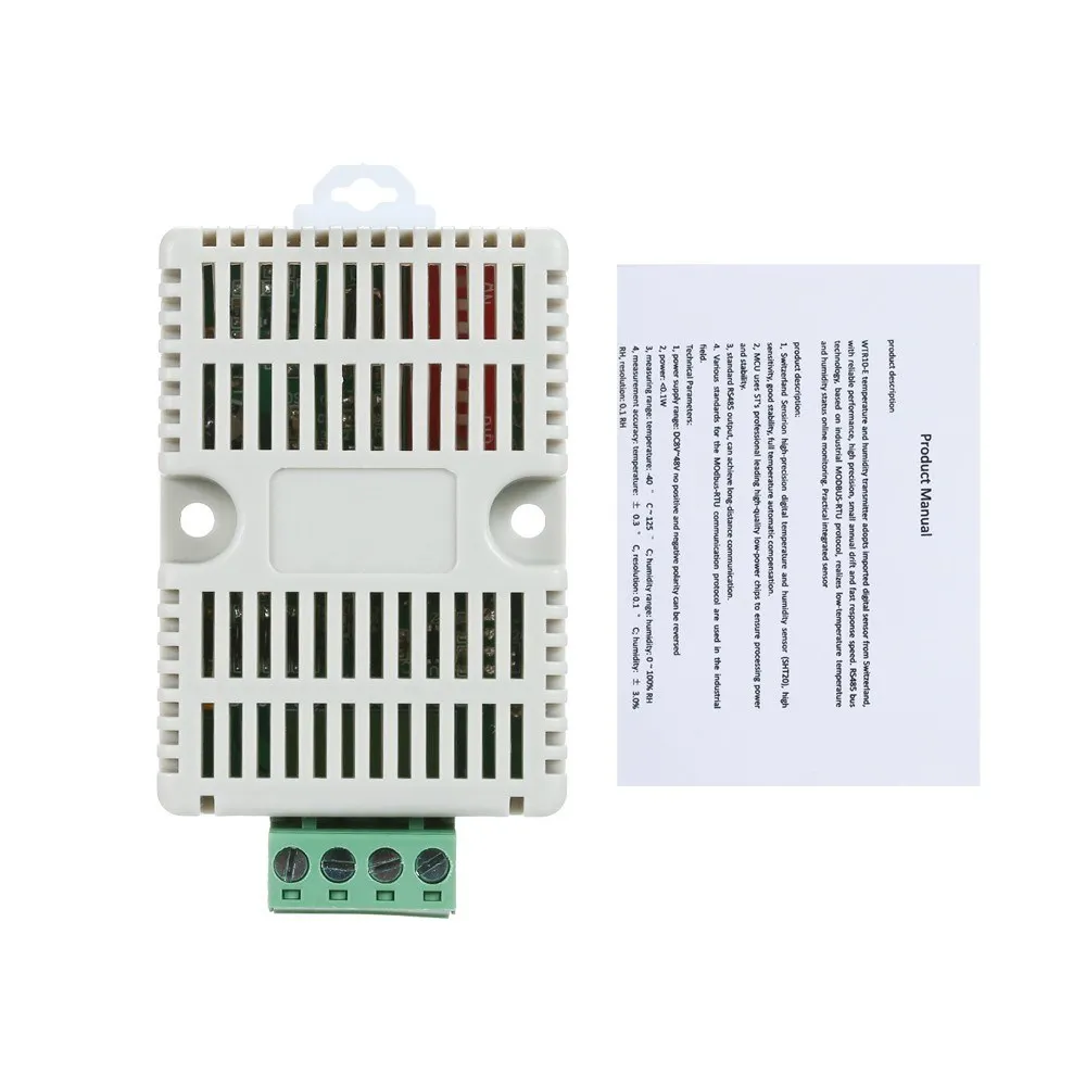 IP54 temperature and humidity sensor TSH330 with Modbus RTU interface