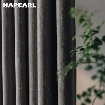 

NAPEARL 1 Piece Solid Blackout Curtain Window Shade for Living Room Door Bedroom Treatment Ready Made