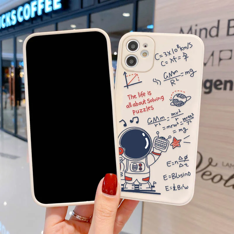 Poco X3 Pro Case Astronaut Soft Case For Xiaomi Redmi Note 10 9 Pro 8 Case Note9 Pro 11 9S 10S Little X3 9 T 9C NFC 9T 9A Cover
