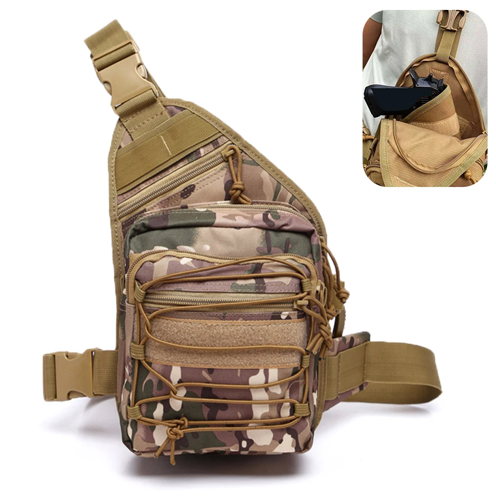 Other Outdoors - Tactical Shoulder Bag Gun Holster Military Sling Bag ...