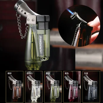 

Honest butane gas lighter, windproof high temperature spray welding gun inflatable cigar moxibustion igniter/ cigar lighter