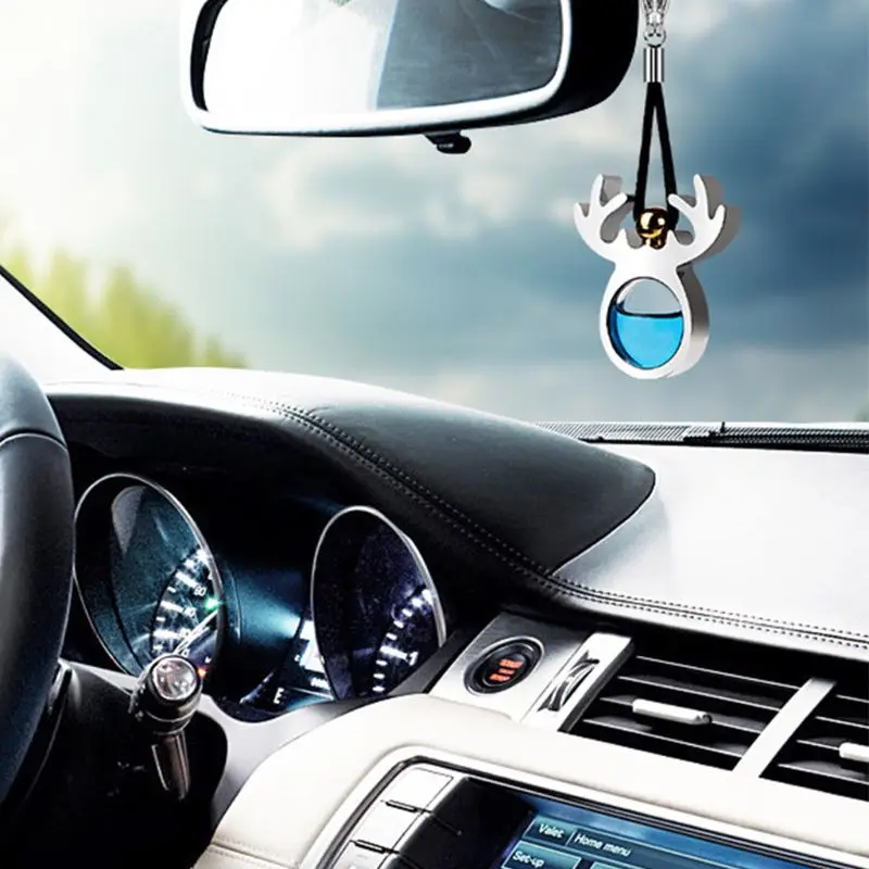 

Suspended Perfume Car Aromatherapy Pendant Air Conditioning Outlet Metal Bottle Essential Oil Diffuser Locket Automobile