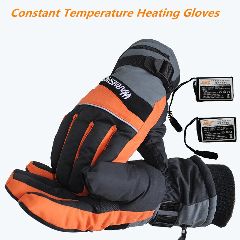 4 теплых часа+ литиевая батарея перчатки с подогревом зимние уличные лыжные перчатки для рыбалки с подогревом утепленные хлопковые перчатки износостойкие
