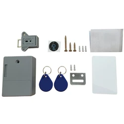 Serrure de porte en acier inoxydable, serrure intelligente à Induction magnétique sans clé, pour armoire, armoire à chaussures, fenêtre, facile à installer 