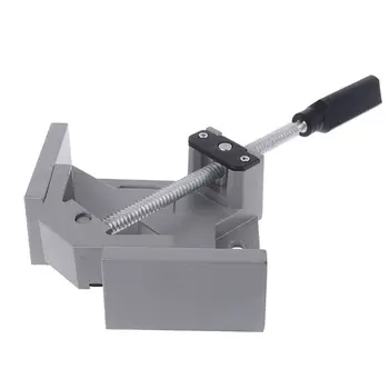 

Single Handle 90 Degrees Right Angle Clamp Two Axis Alluminum Carpentry Woodworking Tools Welding Clamp