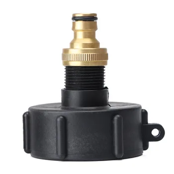 

IBC Tank Faucet Drain Adapter Connectors Valve Fittings Irrigation Connection Tool IBC Hose Valve Adapter Connector Garden Hose