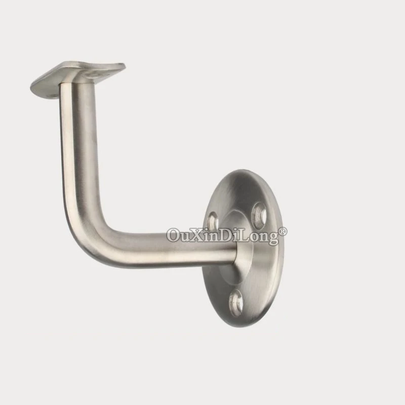 

20PCS Stainless Steel Handrail Brackets Stair Handrail Guard Rail Banister Support Wall Mount Bracket Hardware Accessories FG805
