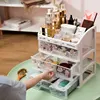 Plastic Storage Container with Stickers, Organizer for Cosmetics, Jewelry Box, 1 Layer, 2 Layer, 3 Layer 1