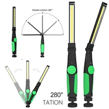 Ebay светодиодный фонарь инспекционная лампа USB Перезаряжаемый рабочий светильник супер яркий COB светодиодный светильник-вспышка светильник для кемпинга с магнитом и крюком