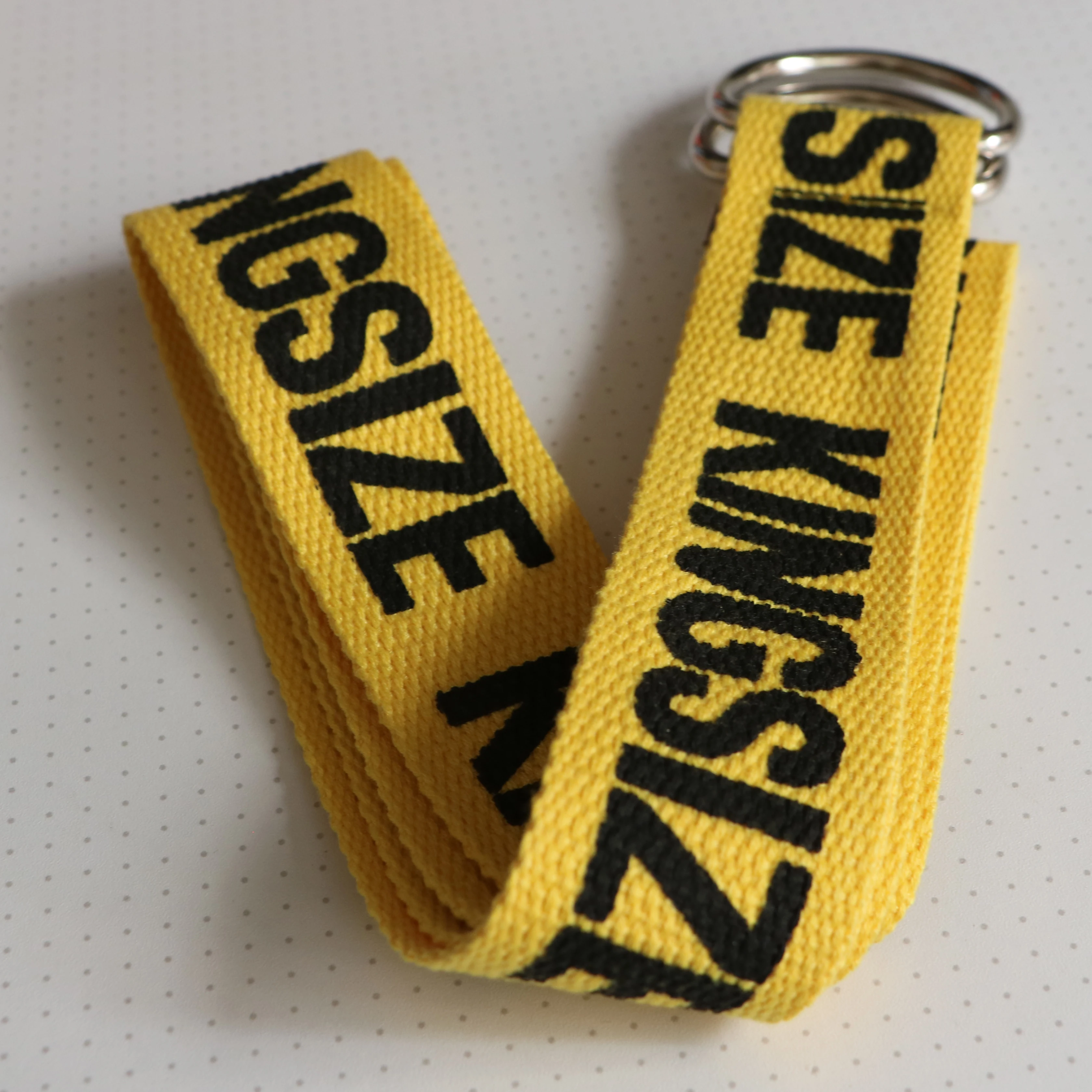 

KINGSIZE Belt Printed Fashion Unisex Double D Ring Canvas Strap Long Belts Jeans belts