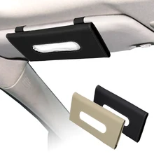 Универсальный из искусственной кожи Автомобильная ТКАННАЯ коробка автомобиля внутренние аксессуары, сиденье задняя подлокотник солнцезащитный козырек держатель для салфеток