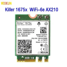 Nouvelle carte réseau sans fil killer 1675x wifi6e AX210, mise à niveau Bluetooth 5.WIFI WWLAN AX210