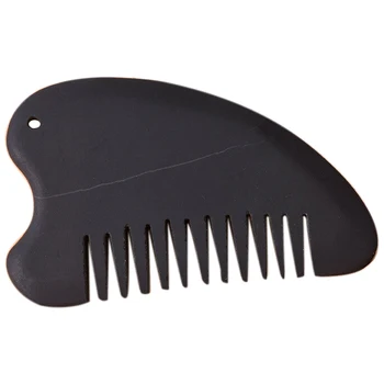 

Triangle-Scraping Massage Head Comb Natural Bianstone Scraping Board