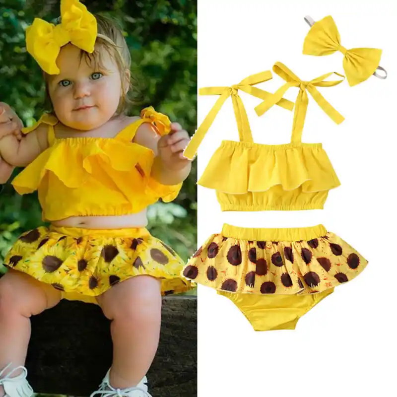 sunflower outfits for babies