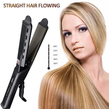 Professional Salon Ceramic Tourmaline Ionic Flat Iron Hair Straightener Salon Glider hair straightening hair styling accessories