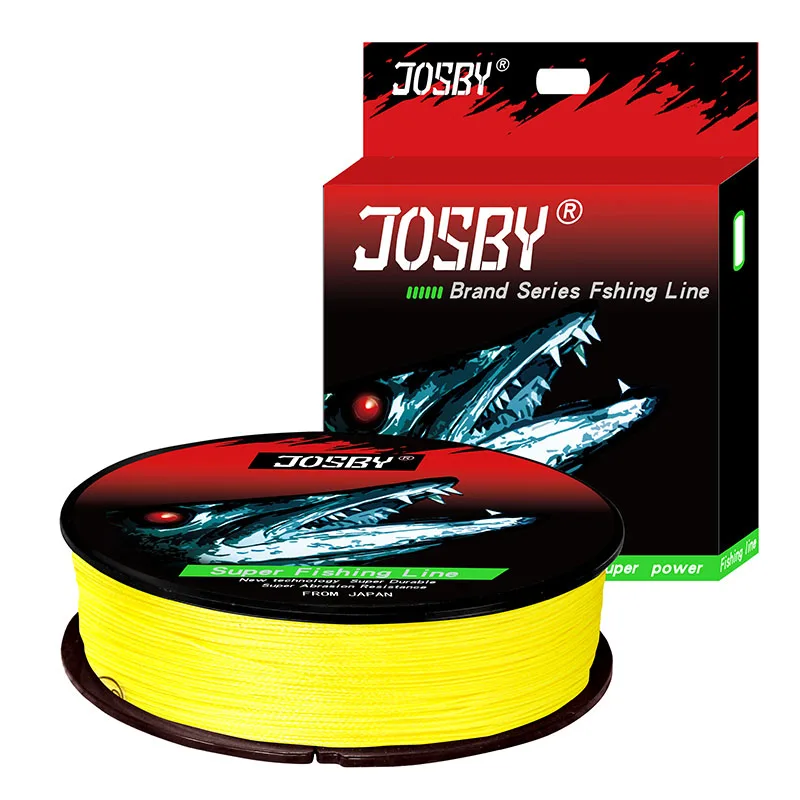 JOSBY многоцветная японская полиэтиленовая рыболовная плетеная леска для ловли