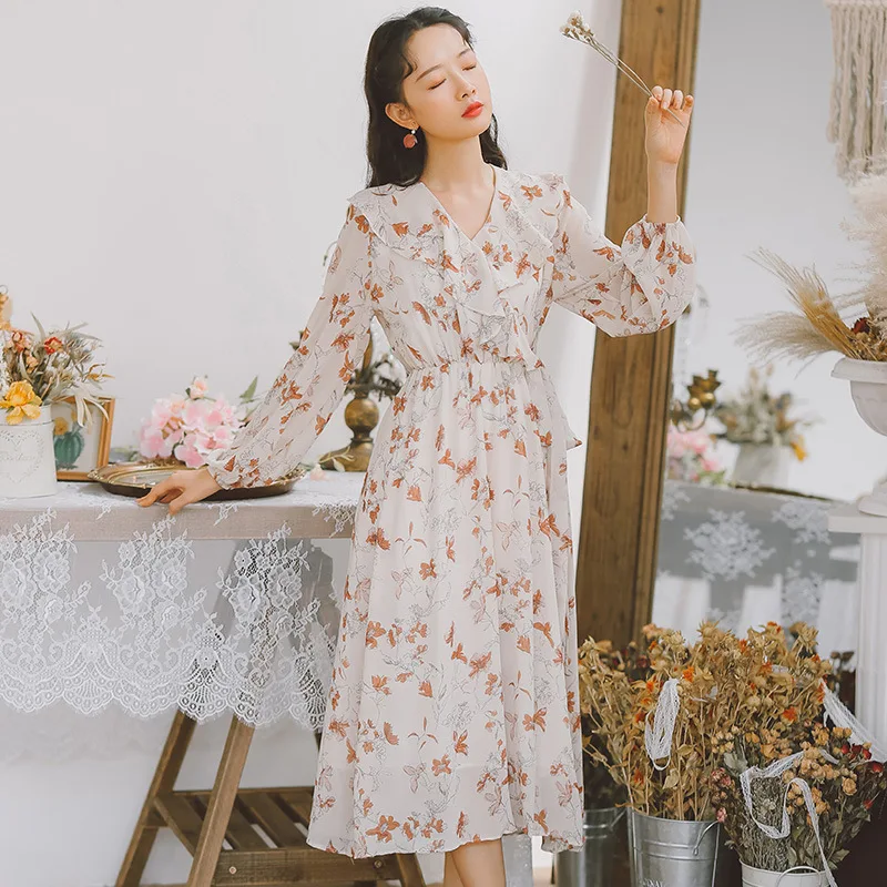 

2020 New Style Literature And Art Hipster Japanese-style Retro Side Edge Bandage Cloth Slim Fit Long Sleeve Spring And Summer Ch
