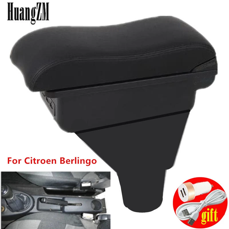 For Citroen Berlingo Armrest Box Central Store Content Box With Cup Holder Ashtray With Usb Interface Armrests Aliexpress