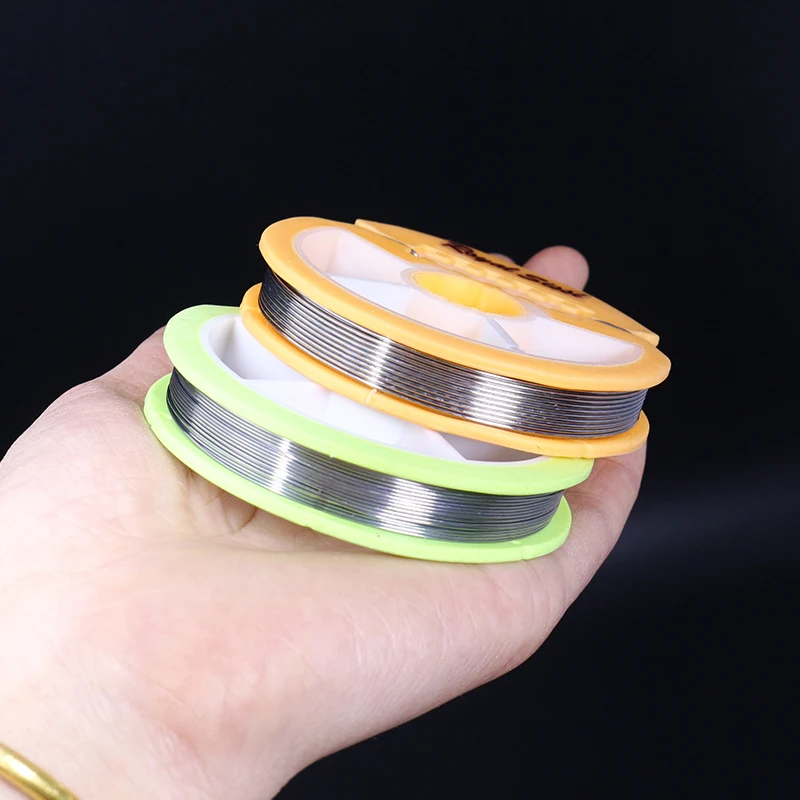 Royal Sissi-1 스풀 직경 0.5mm 또는 0.8mm 원형 리드 와이어, 울트라 소프트 플라이 타이 리드 와이어-무게 플라이 스풀 금속 와이어 스레드