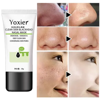 

Clean Skin Blackhead Nasal Mask Remove Blackheads Membranes Pores Exfoliate Acne Deep Clean Skin Care Nasal Mask 30g