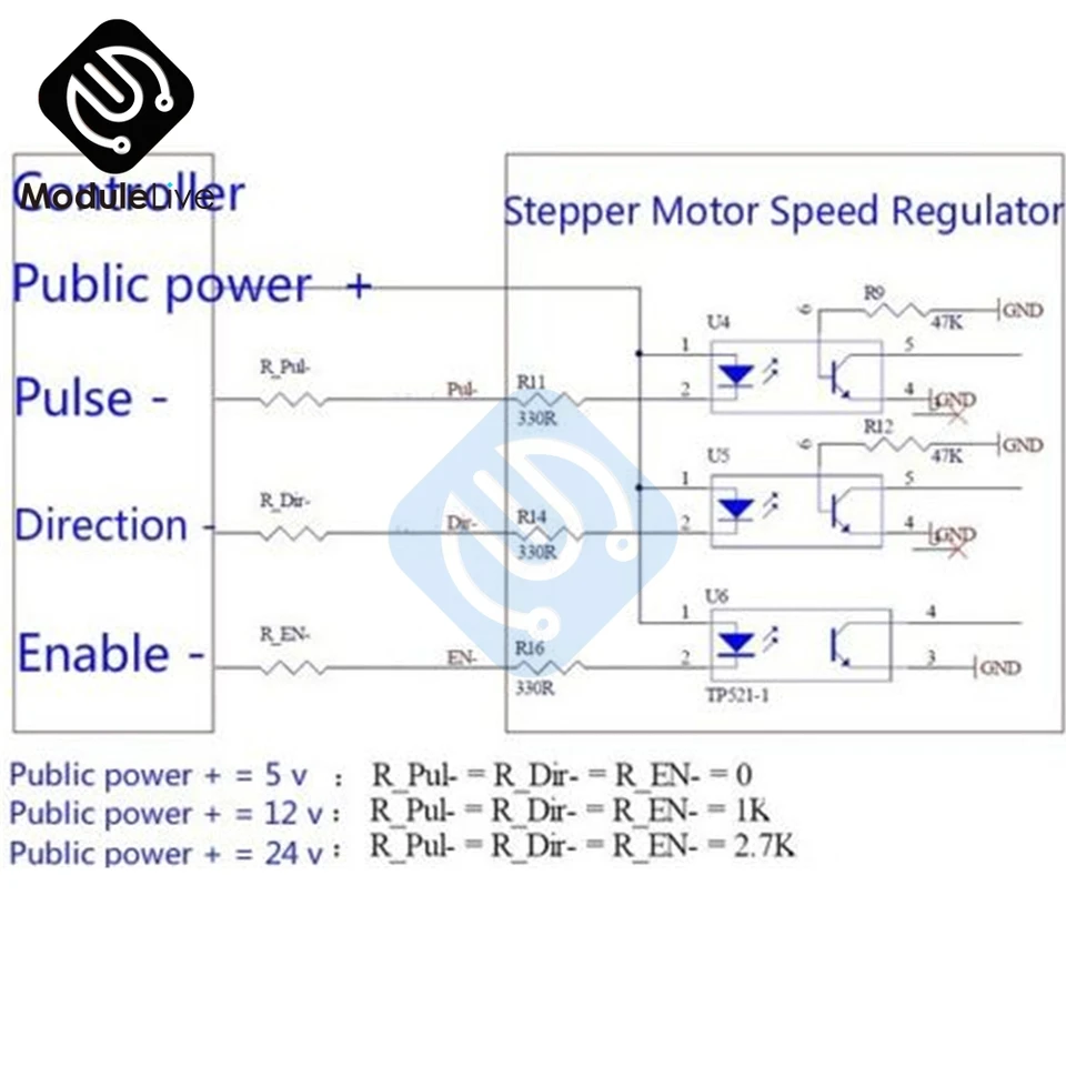 DC 12V 24V Reversible Stepper Motor Speed Regulator Stepping Motor Speed Controller Governor Pulse Signal Controller LED Display