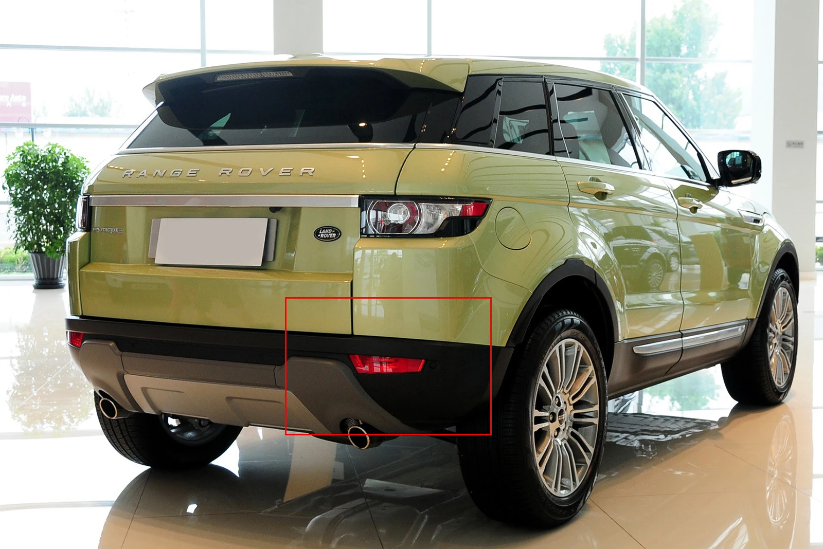 1х правый задний бампер отражатель светильник противотуманная фара O/S для Range Rover Evoque 11-18