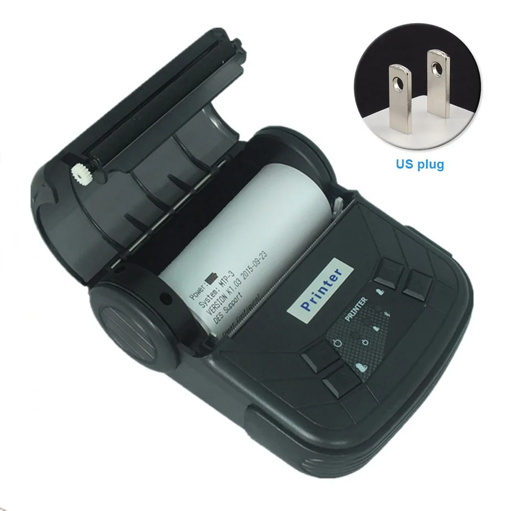

80mm Rechargeable Thermal Printer Shop Low Noise Multifunction Portable IOS Android Easy Operate Convenient Bluetooth Receipt