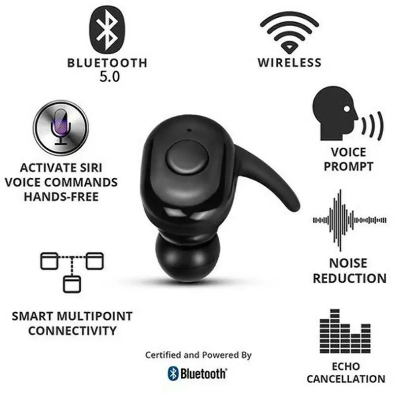 Newest Fashion Wireless Bluetooth 5 0 Earbuds Headset TWS Waterproof IPX7 In Ear Hot Sale Sport Earphone