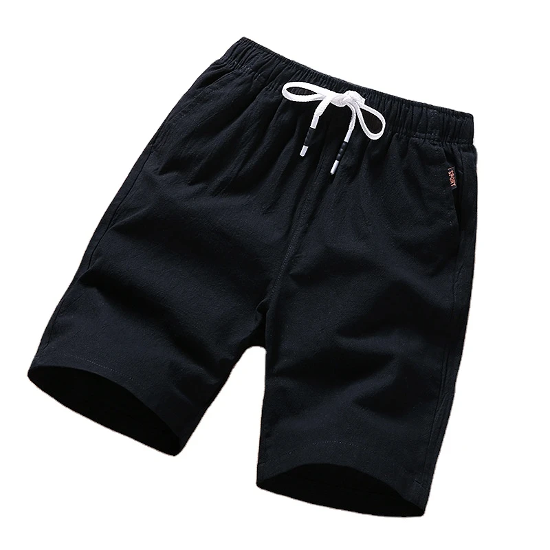 Pantalones cortos de lino de talla grande para hombre, Shorts deportivos informales para correr, diseño personalizado, 4XL, venta al por cortos de surf| - AliExpress