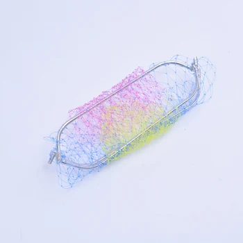 

Stainless Steel Frame Foldable Fishing Net Brail Head Triangle Nylon Mesh Net Head Fishing Hand Landing Net Head Fishing Accesso