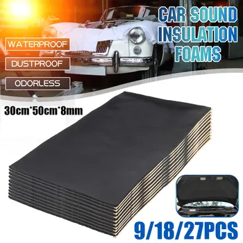 

30x50cm 8mm Car Sound Proofing Mats Anti-noise Deadening Firewall Pad Engine Cover Sound Heat Insulation Cotton
