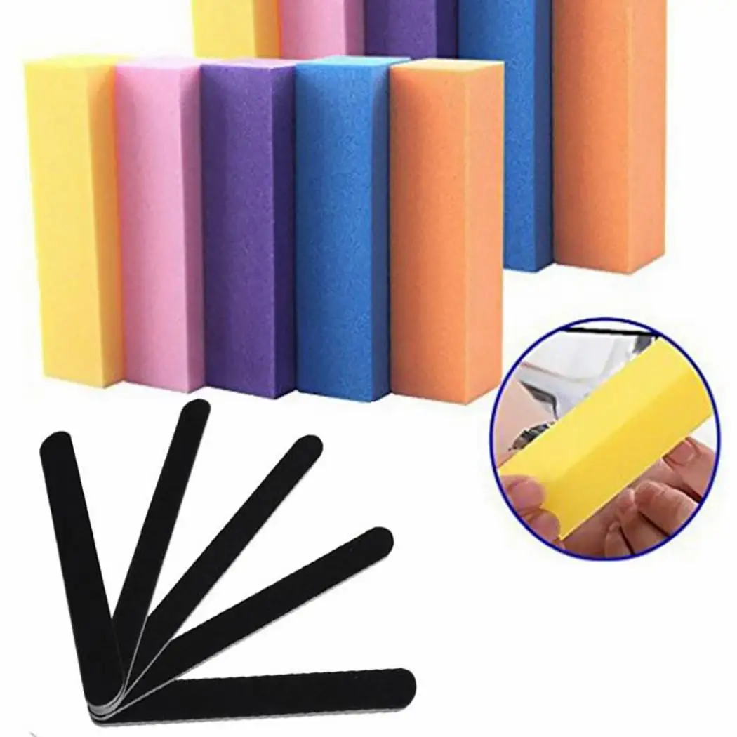 Пилка для ногтей блок-шлифовщик sanding Block Набор дома, салона и т. Д. Инструменты для маникюра профессиональная пилка для ногтей буферный набор