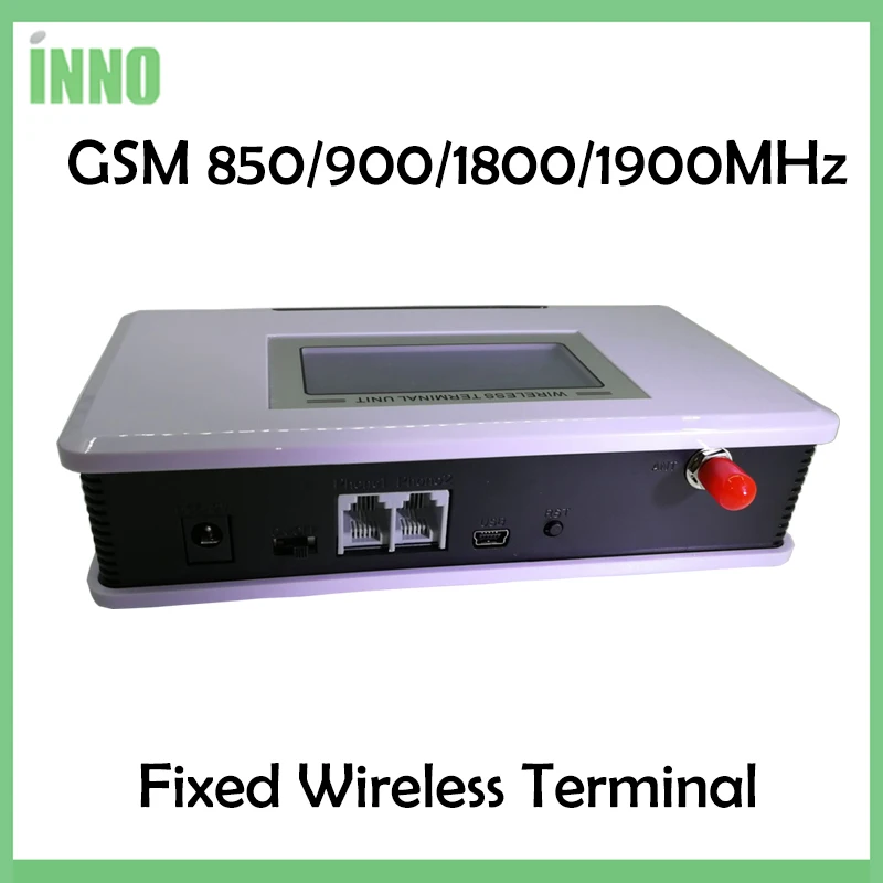 GSM 850/900/1800/1900 МГц фиксированный беспроводной терминал с ЖК дисплеем поддержка
