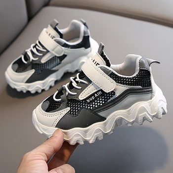 

Toddler Baby Sneakers Summer Kids Shoes For Boys Girls Breathable Mesh Running Sports Shoes Hook&Loop Fashion GIrls Sneakers