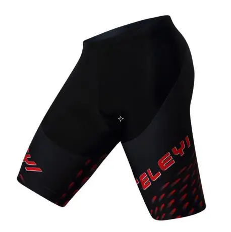 TELEYI мужские велосипедные MTB велосипедные Шорты Ropa Ciclismo уличная спортивная одежда с гелевой подкладкой одежда для велоспорта уличная дышащая короткая - Цвет: Красный