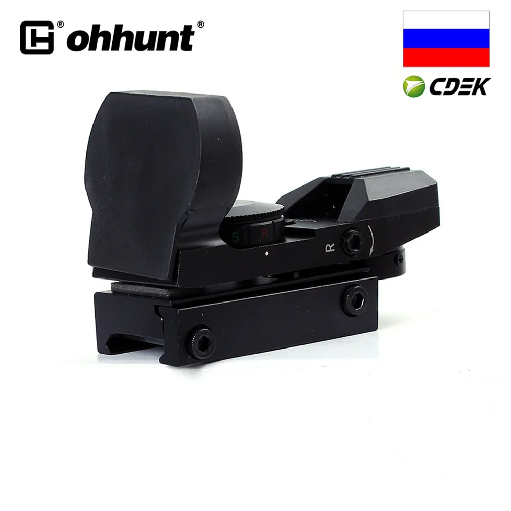 Oh Hunt 1X22 голографический прицел отражающий красный зеленый цвет с бесконтактным