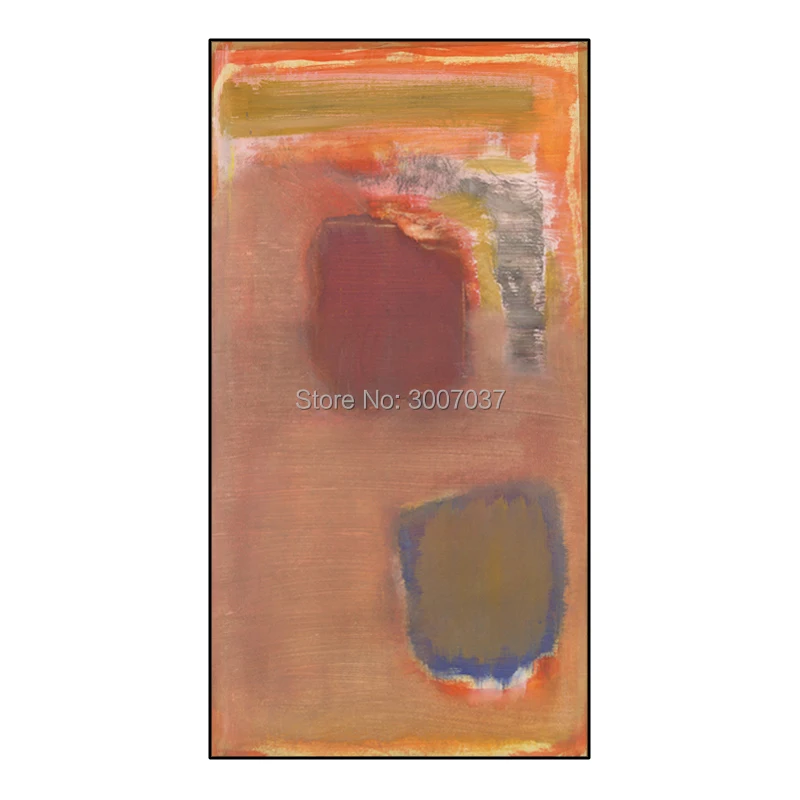 

Free Shipping by DHL FEDEX hand painted wall picture Mark Rothko Oil Painting Canvas Unframed for Home decor