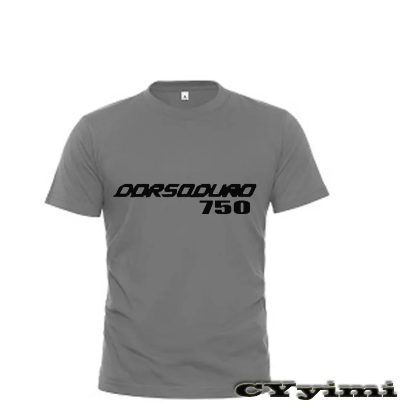 Dla Aprilia DORSODURO 750 T Shirt mężczyźni nowe LOGO T-shirt 100% bawełna lato z krótkim rękawem wokół szyi koszulki męskie