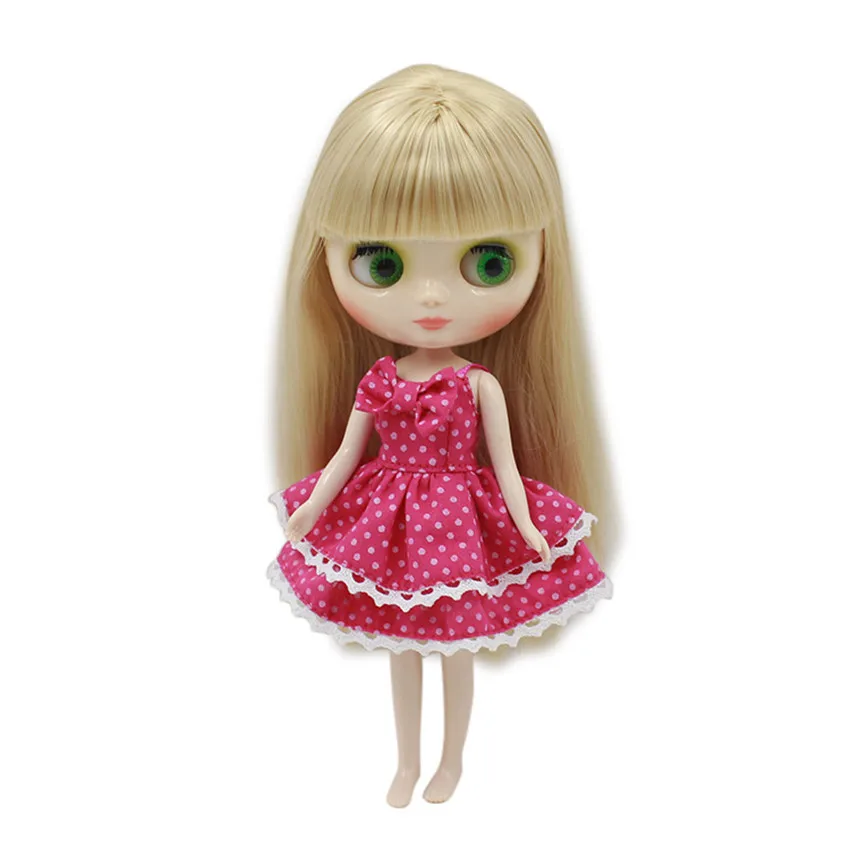 Кукла Middle blyth летнее платье костюм милая одежда Подарочная игрушка 1/8 20 см аксессуары для детской куклы игрушка-подарок для девочки
