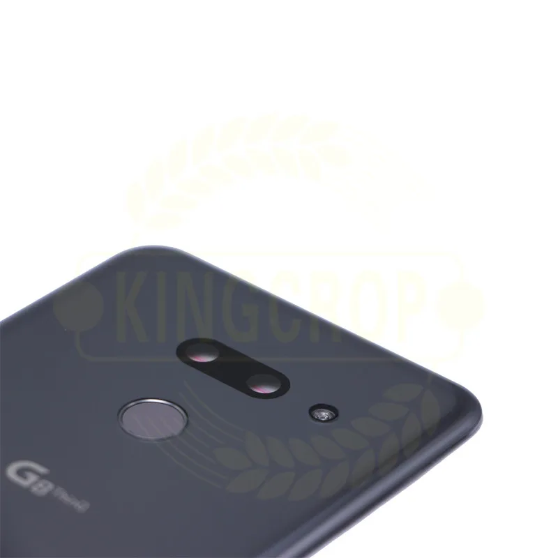 Для LG G8 ThinQ Крышка батарейного отсека двери G820 G820N G820QM7 LMG820UM2 задняя крышка корпуса с пластыревый заменитель части