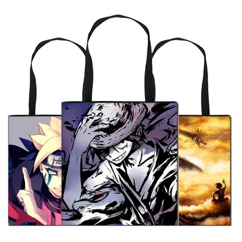 

Anime Character Women'S Tote Bag Large Beach Handbags Reusable Shopping Bags Eco Foldable Ladies Designer Shopper Bag Printed M4