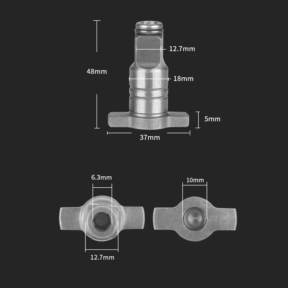 18V Electric Brushless Impact Wrench Shaft Accessories Dual Use Cordless Wrench Part Power Drill Tool Accessory 5