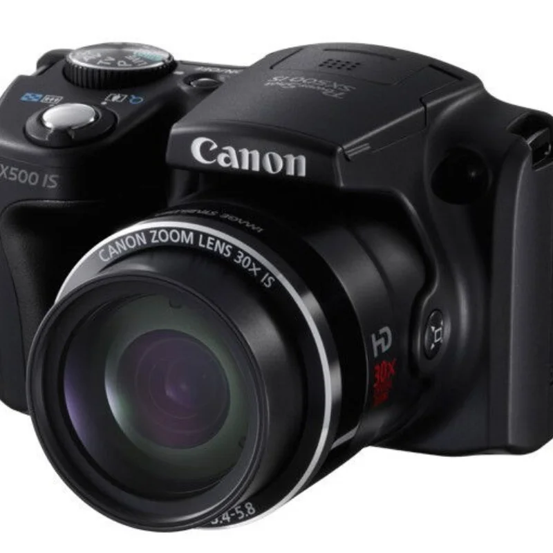 Бывшая в употреблении цифровая камера Canon PowerShot SX500 IS 16 0 Мп с широкоугольным