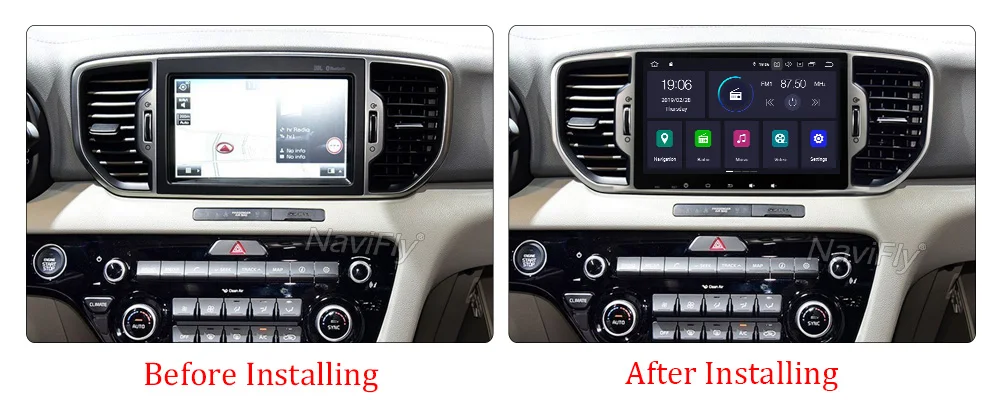 Cheap android9.0 Quad Core car dvd MUltimedia player for KIA sportage 2016 2017 KX5 gps navigation 1 din car stereo head unit 12