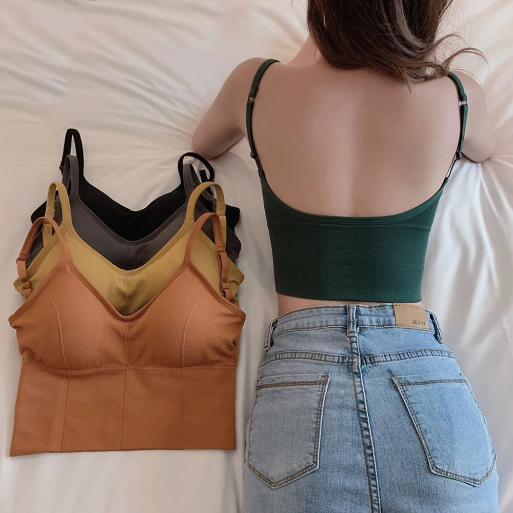 

NHKDSASA Brand Sexy Bras For Women Push Up Lingerie Padded Invisible Bralette Wrap Top Brassiere Bustier Female Underwear