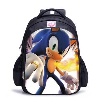

Beautiful Mario School Bags Sonic the Hedgehog Children Boys Girls Backpack Casual Sports Daily Beautiful Teenage Rucksack