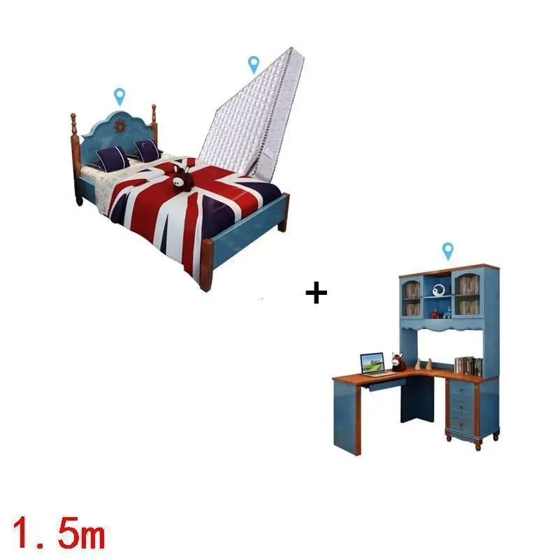 Для детская кроватка Mebles Dla Dzieci Kinderbedden дерево Muebles De Dormitorio Кама Infantil горит Enfant Спальня мебель детская кровать - Цвет: MODEL R